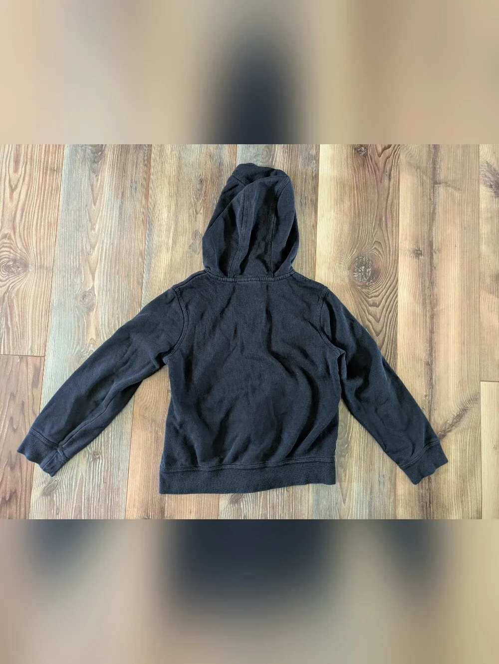 Nike Black Full Zip Long Sleeve Hooded Embroidered Jacket‎ Youth Small